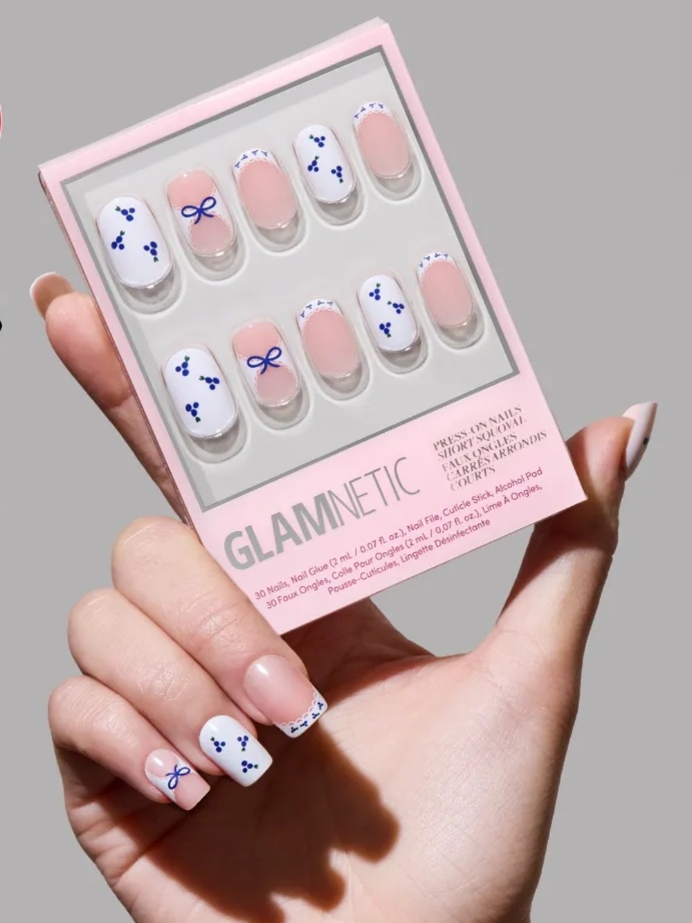 Glamnetic Press-On Nail Set - Blue A Kiss